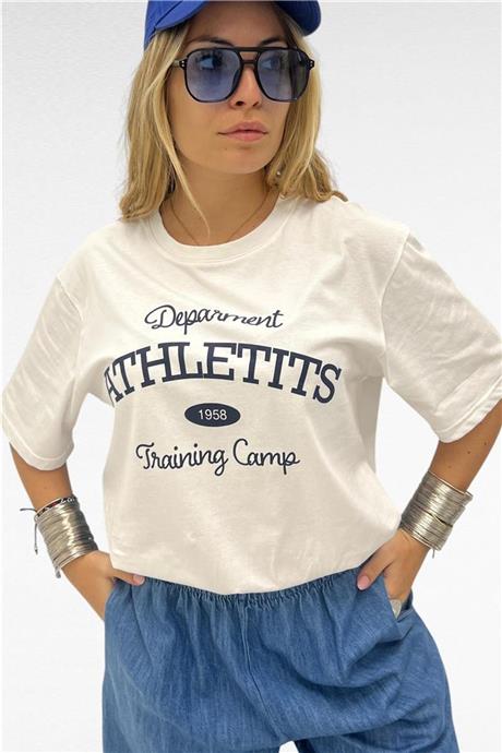 T-shirt con stampa CAMP